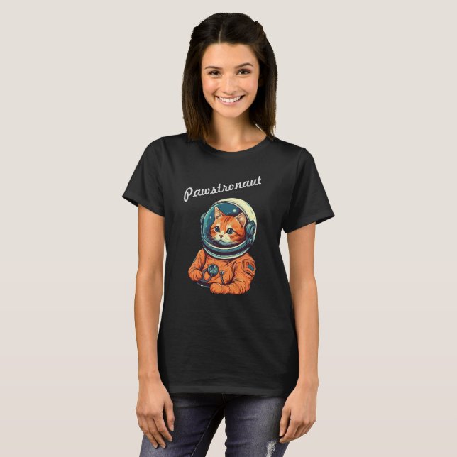 Space Cat T-Shirt (Front Full)