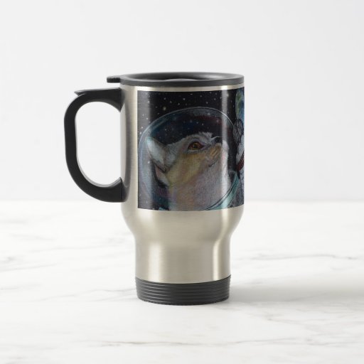 Image of Space Cat Travel Mug