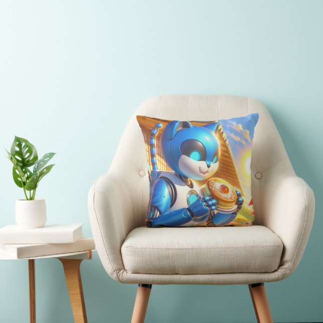 Space cat with Doughnut  Cushion (Chair)