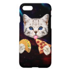 Space Cat with taco and pizza