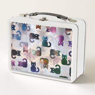 Space Cats | Galaxy Cat  Metal Lunch Box