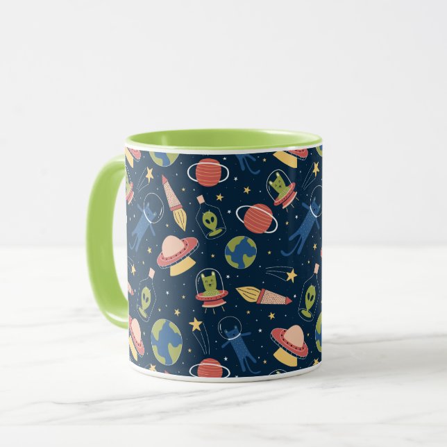 Space Cats Mug (Front Left)