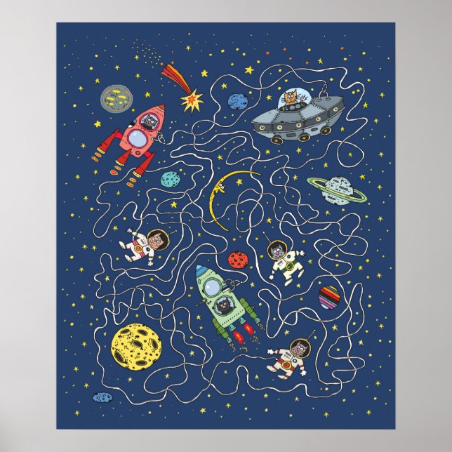 Space Cats Poster (Front)
