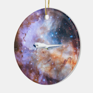 Space  ceramic ornament