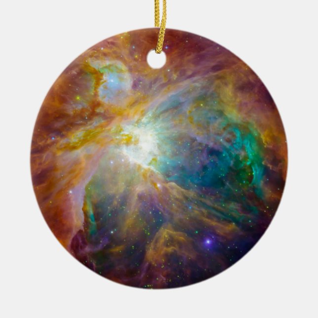 Space - Chaos in Orion Ceramic Tree Decoration (Front)