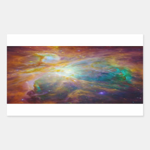 Space - Chaos in Orion Rectangular Sticker