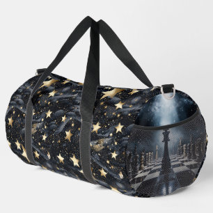 Space Chess Master Large Duffel Bag