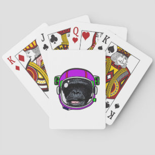 Space Chimp Playing Cards