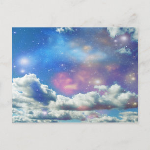 Space Clouds Postcard