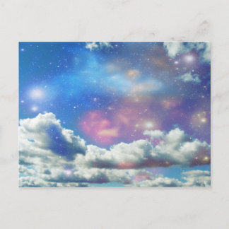 Space Clouds Postcard