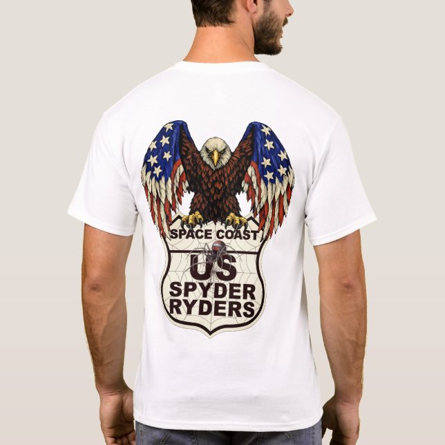 Space Coast Chapter - Eagle Logo 2s T-Shirt (Back)