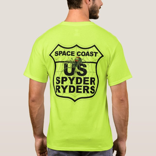 Space Coast Chapter - Logo 2-Sided Trans T-Shirt (Back)