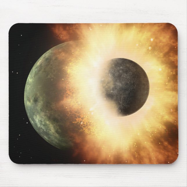 Space Collision Mouse Mat (Front)