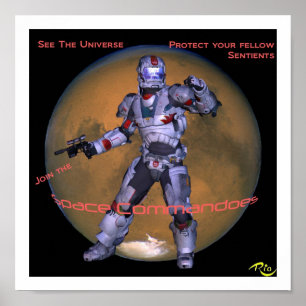 Space Commando Poster