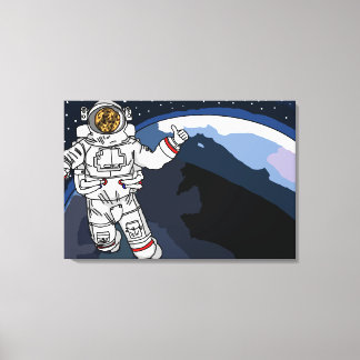 Space Cookie Canvas Print