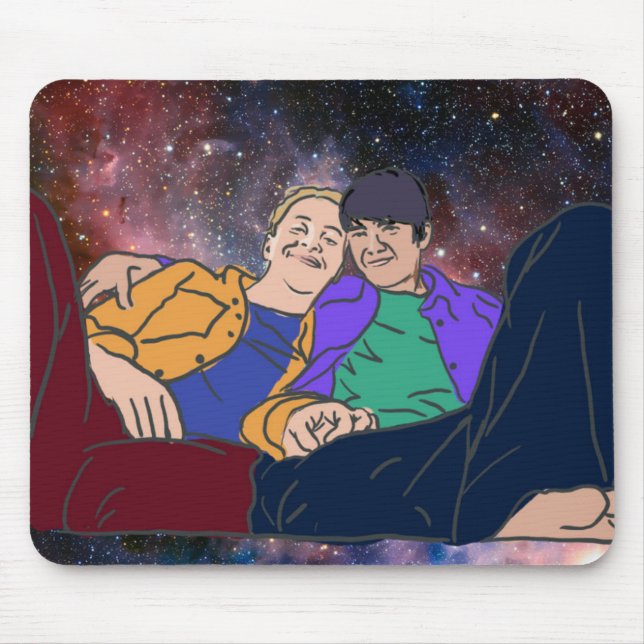 Space Couch Mouse Mat (Front)