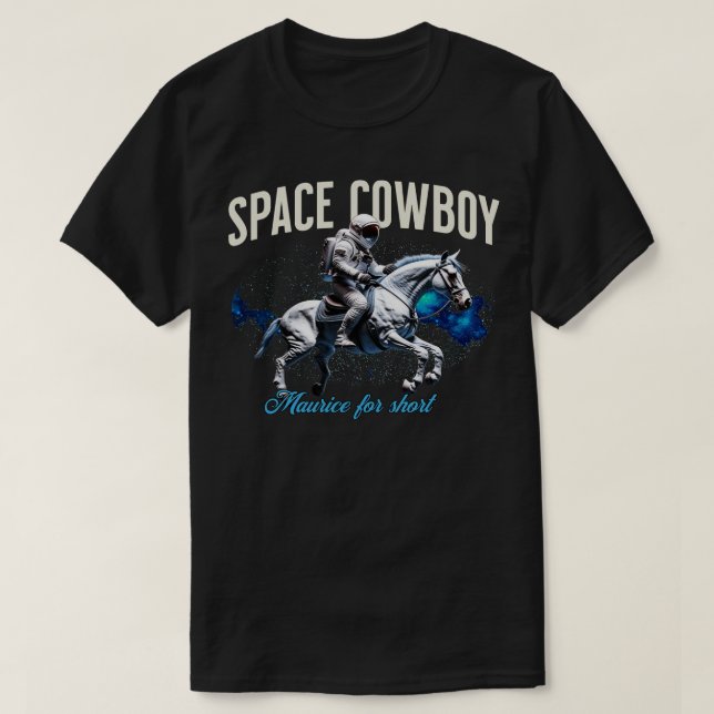 Space Cowboy Astronaut T-Shirt (Design Front)