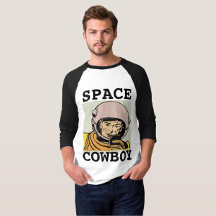 SPACE COWBOY MEN'S FUNNY VINTAGE T-SHIRTS