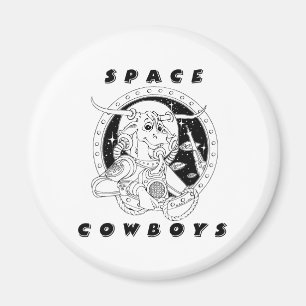 Space Cowboys Magnet
