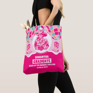 Space Cowgirl Graduation Tote Bag