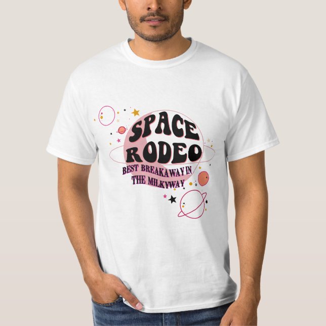 Space Cowgirl Outfit Space Rodeo 70s Costume for W T-Shirt (Front)