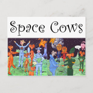 Space Cows and Moon Rats Postcard