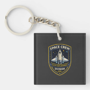 Space Crew Exploration Division Academy Keychain