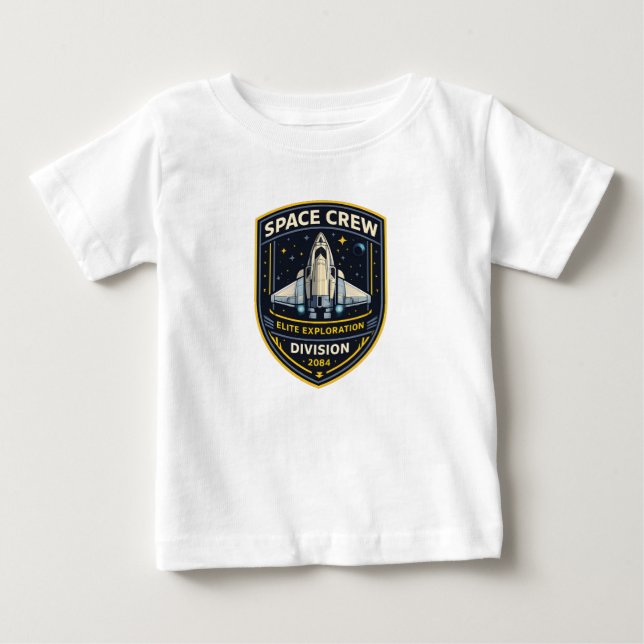 Space Crew Exploration Division Baby T-Shirt (Front)