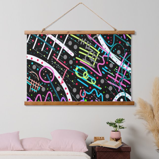 Space Debris Hanging Tapestry (Bedroom)
