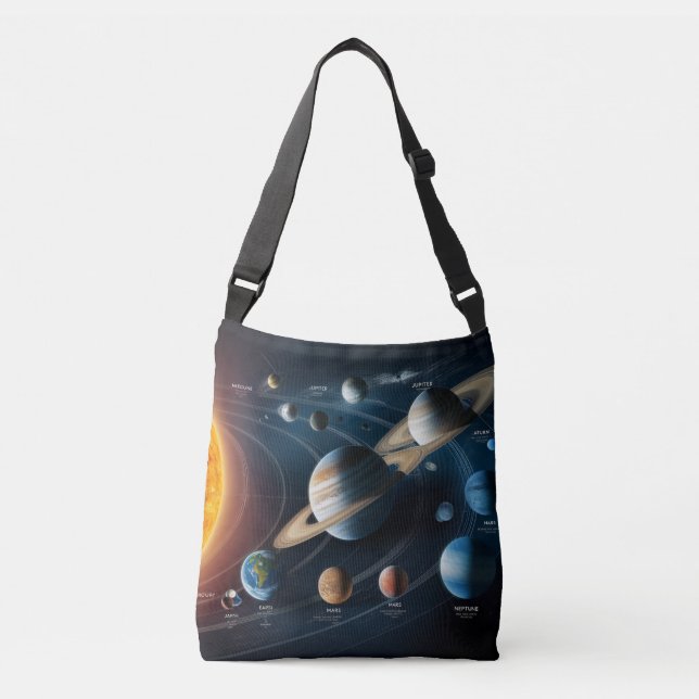 space design crossbody bag (Front)