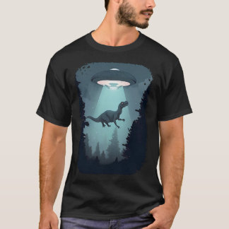 Space Dinosaur UFO  T-Shirt