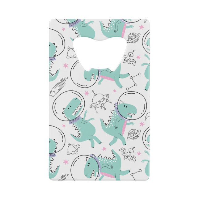 Space Dinosaurs, Cute Dinosaurs, Space Ship, Stars (Front)