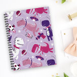 Space Dinosaurs, Cute Dinosaurs, Stars, Space Ship Planner<br><div class="desc">Cute,  fun and adorable pattern with space dinosaurs. Modern and trendy gift,  perfect for the dinosaur lover in your life.</div>