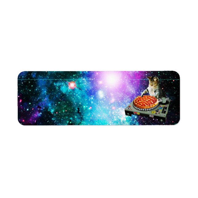Space dj cat pizza (Front)