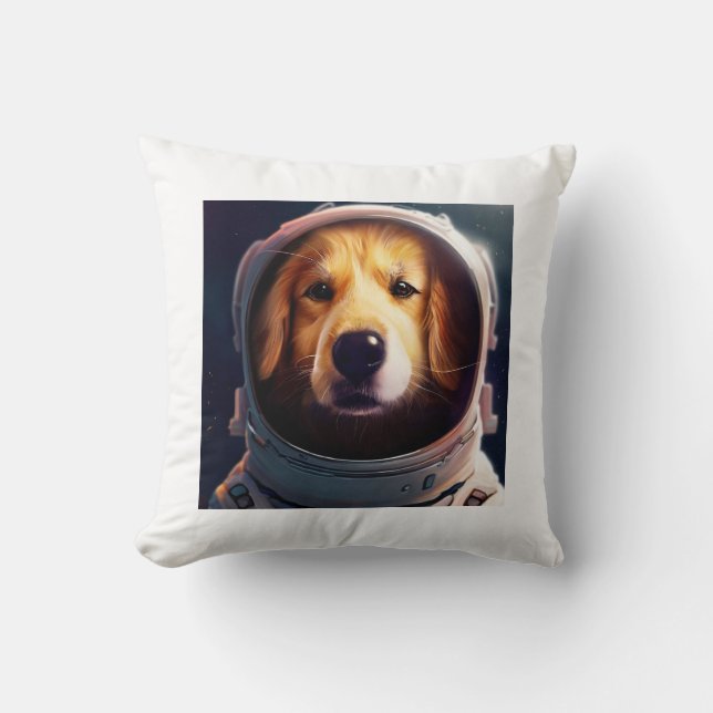 Space dog cushion (Front)
