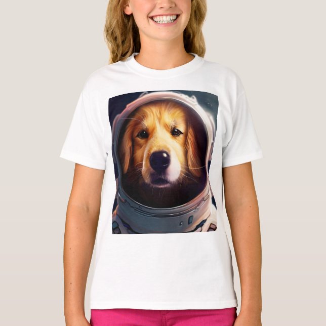 Space Dog T-Shirt (Front)