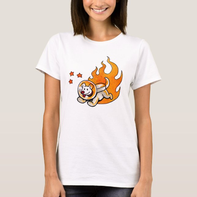 Space Dog T-Shirt (Front)