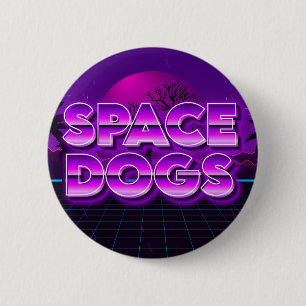 SPACE DOGS badge planet