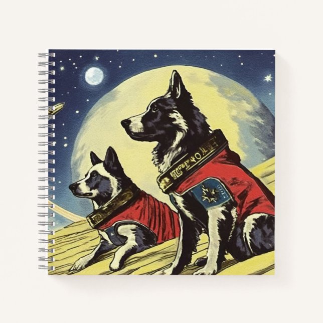 Space Dogs Notebook (Front)