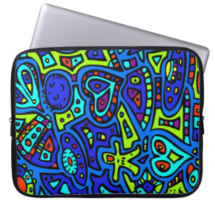 Space Doodle #1 Laptop Sleeve