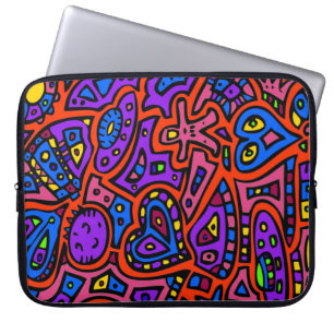 Space Doodle #3 Laptop Sleeve