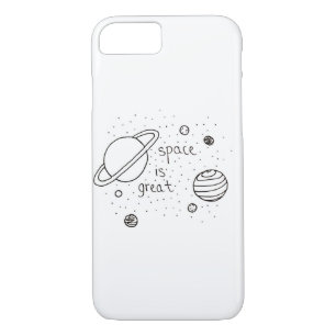 Space doodle iPhone 8/7 case