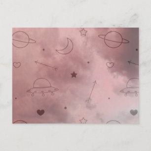 Space Doodle Postcard
