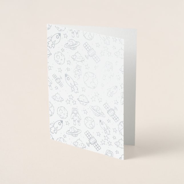 Space Doodles Foil Card (Front)