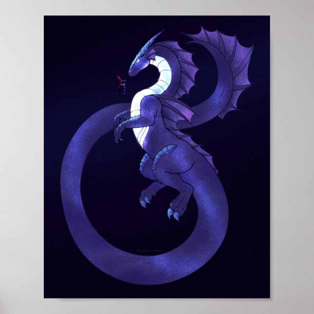 Space Dragon Draco Poster (Front)