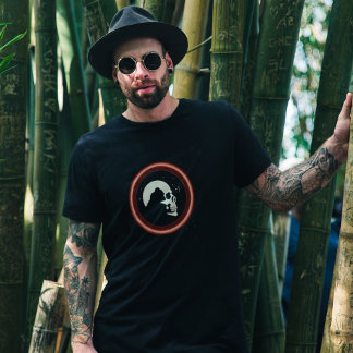 Space Dreamer - Cosmos Longing Customisable Skull T-Shirt