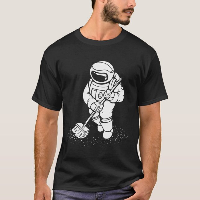 Space dust astronaut T-Shirt (Front)