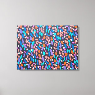 Space Dust Canvas Abstract Art Print
