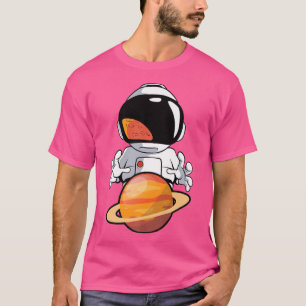 Space Earth Astronaut Planet T-Shirt