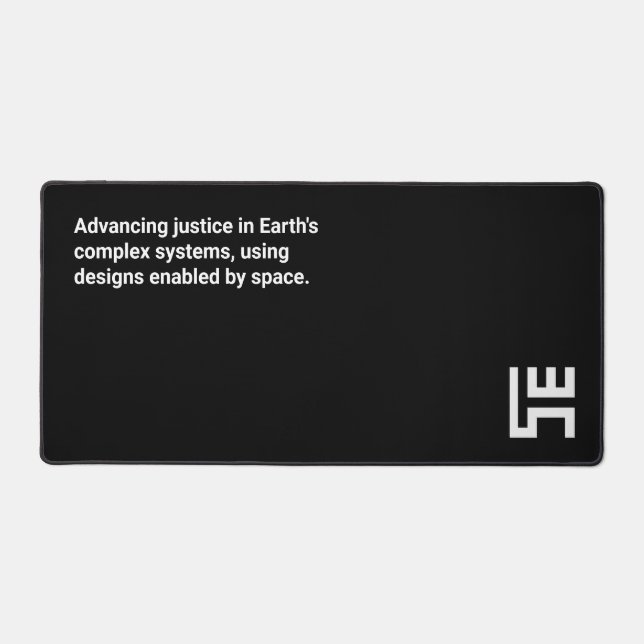 Space Enabled desk mat (Front)